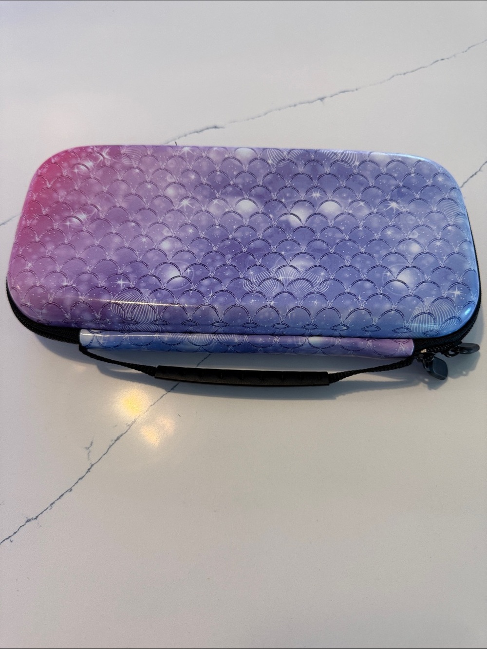 Switch Protective Purple Mermaid Carrying Case and Skin